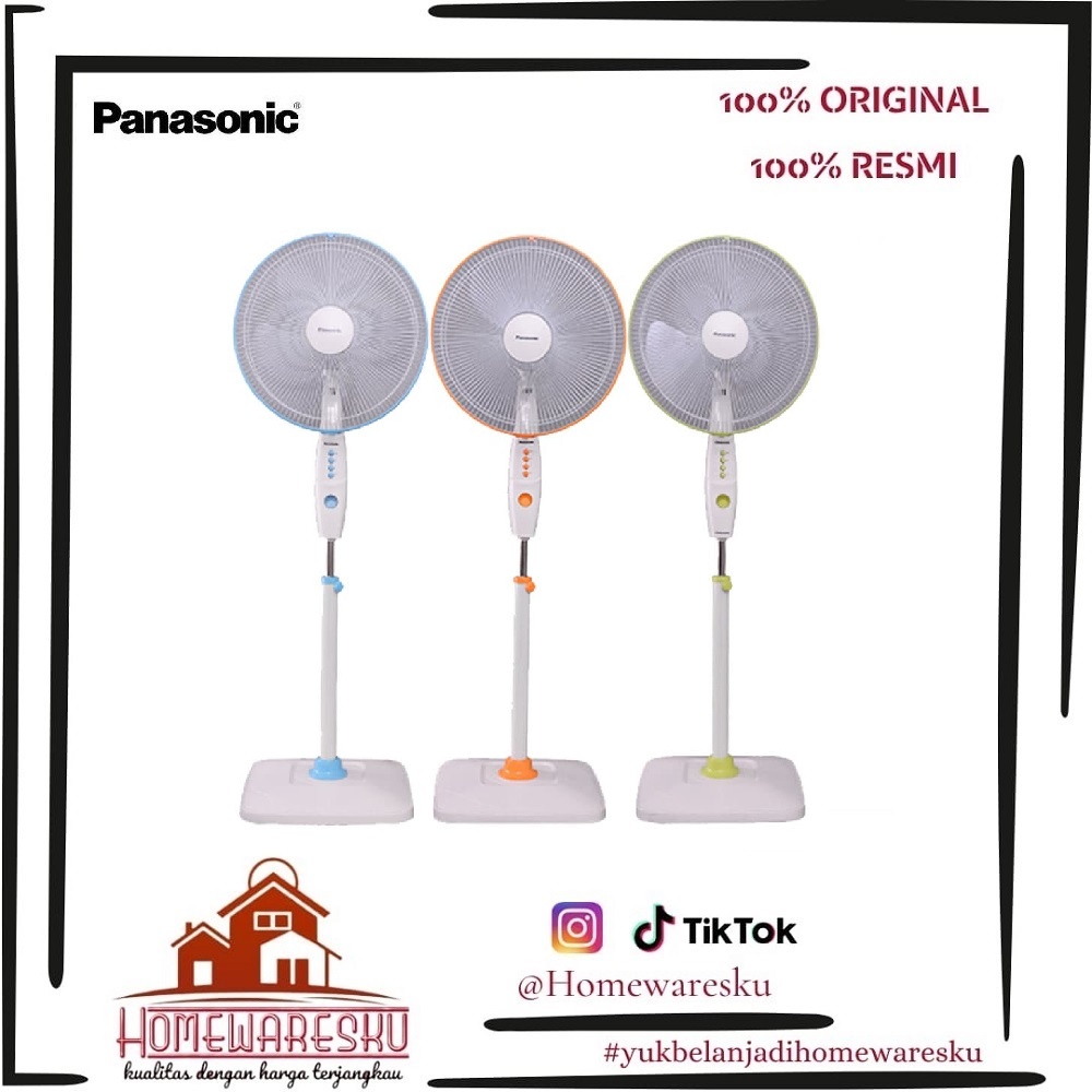 Panasonic Kipas Angin Stand Fan FEP-404 EP-404 EP404 EP 404 - 16 inch - Random