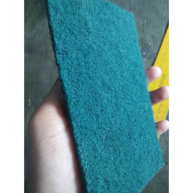 Serabut Tapas Cuci Piring Karpet Hijau Tanpa Busa Scouring Pad DRAMASHOP