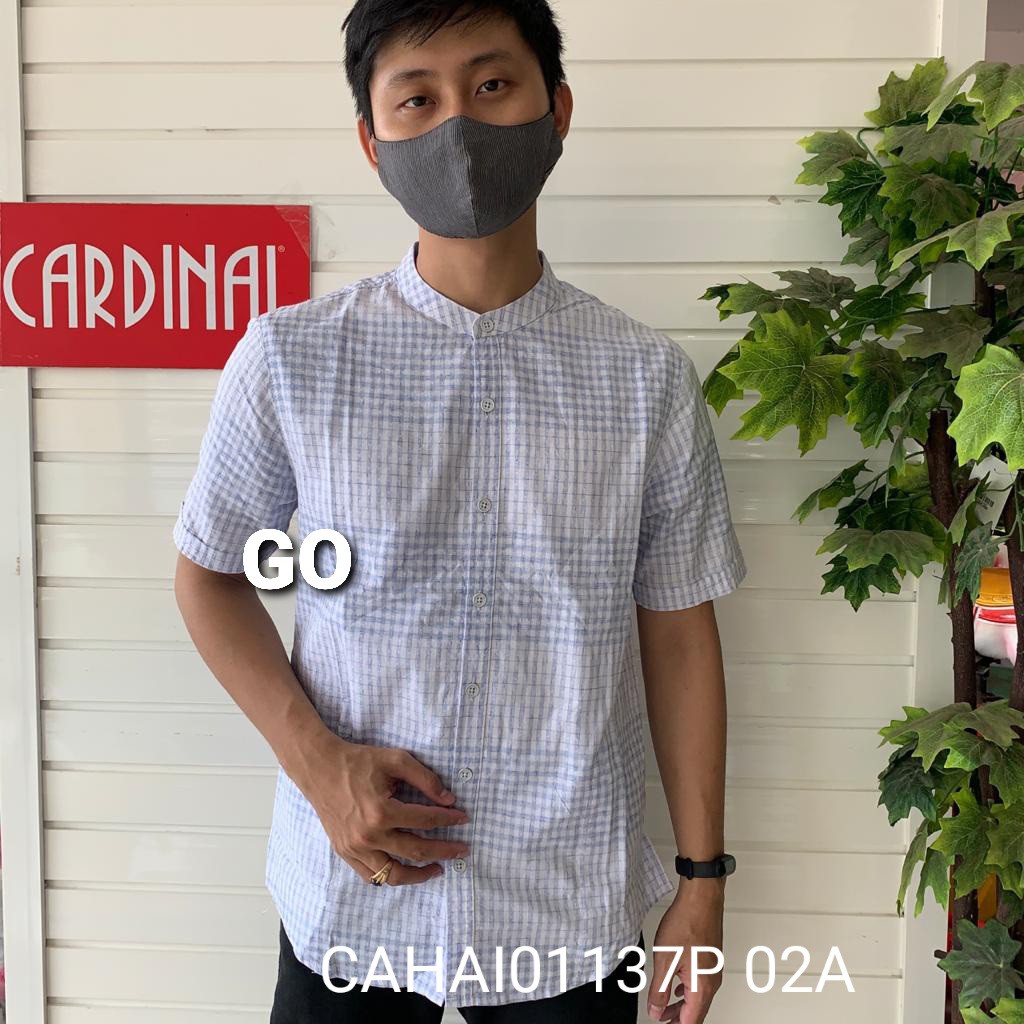 gof TJR CARDINAL KEMEJA KOKO PRIA LENGAN PENDEK FORMAL Baju Cowok 100% Original