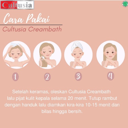 ⭐ BAGUS ⭐ CULTUSIA HAIR CREAMBATH 500 / 1000GR | Hair Mask 1kg Salon