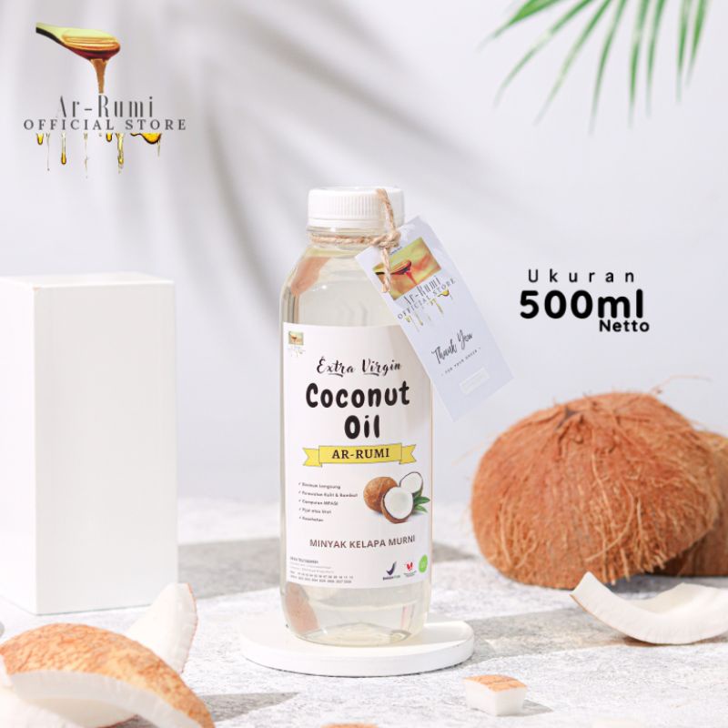 

Extra Virgin Coconut Oil Ar Rumi Minyak Kelapa Murni 500ml