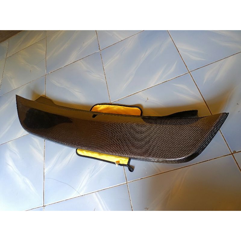 spoiler spoon jazz ge8 carbon fiber / carbon kevlar spoiler spoon carbon