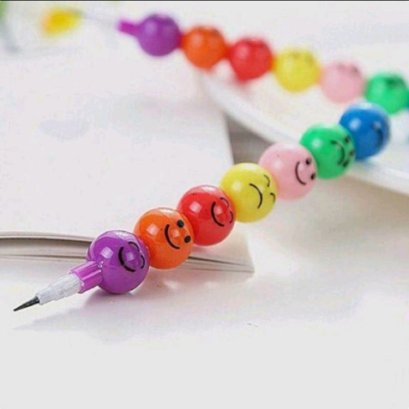 

Pensil Unik Susun Sambung Pensil Sate Lantu Pensil Bensia Aesthetic