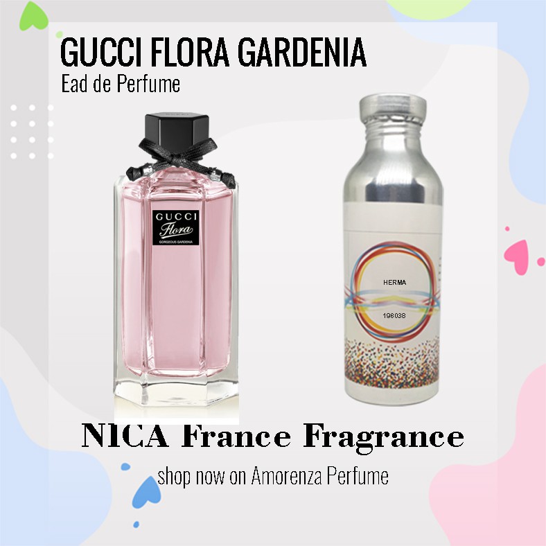 Bibit Parfum Murni GUCCI FL0RA GARDENIA - GARDENA Nica fragrance 250ml Segel Pabrik