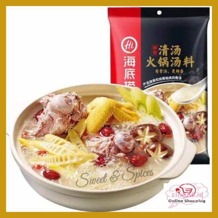 

4R6Ey46- Haidilao Qing Tang (Pork Bone And Chicken Oil) Hai Di Lao R7Eye59-