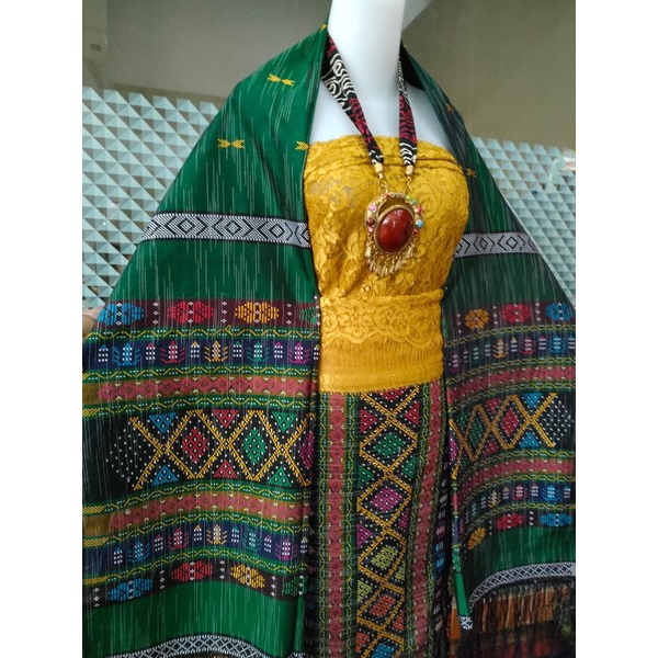 Tenun Semi Sutra Motif Angkola