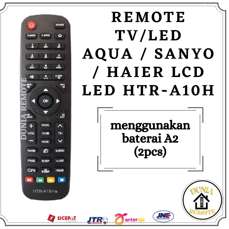 Remot Remote TV SANYO AQUA Haier LCD LED tanpa setting multifungsi