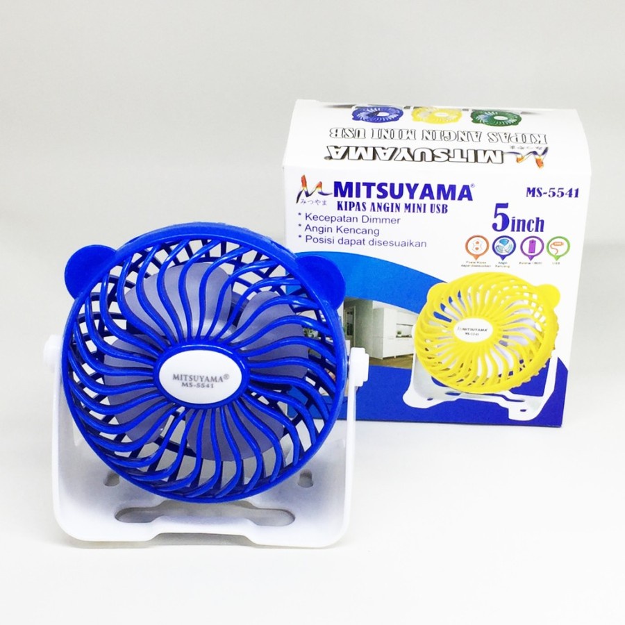 Kipas Angin USB / Kipas Portable Dudukan / Kipas Meja / Fan MS-5541