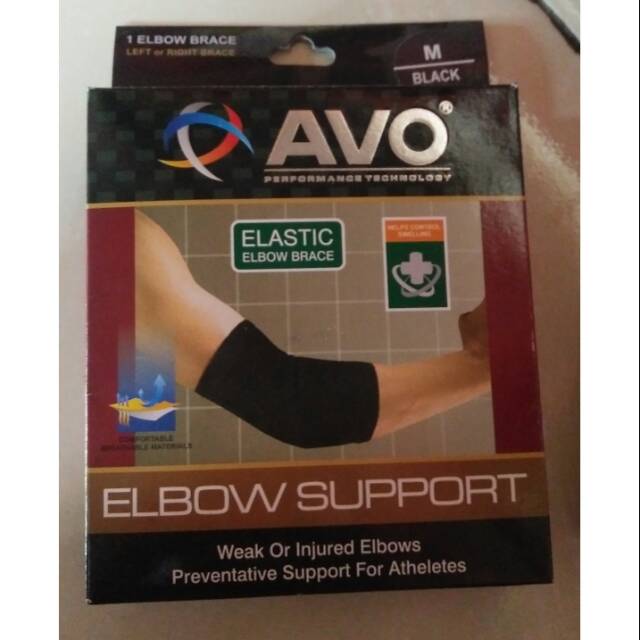 Deker knee elbow tangan voli volly pendek av0 hitam murah bisa cod