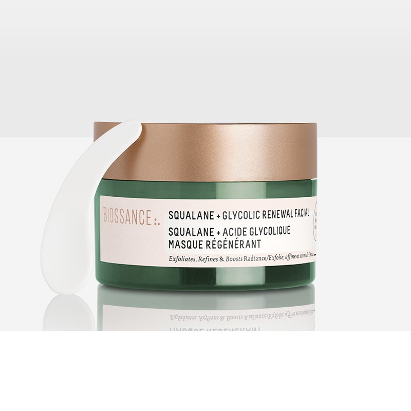 

BIOSSANCE Squalane + Glycolic Renewal Facial 60ml