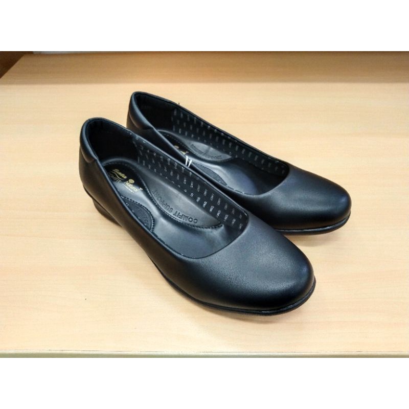 Bata comfit original sepatu kerja wanita model wedges 6516587