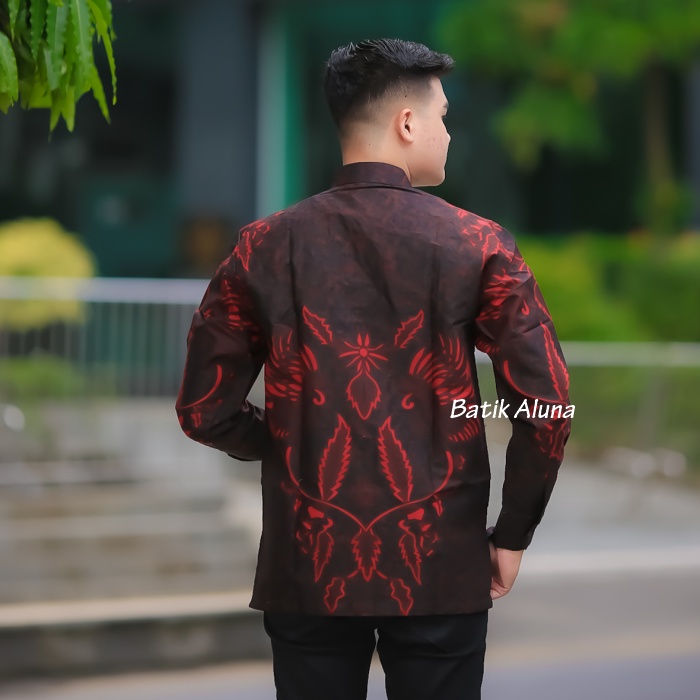 KOKO DEWASA baju koko pria lengan panjang premium terbaru 2022 Kemeja Koko Motif Batik Lengan Panjang Baju Koko Muslim Pria Dewasa Kualitas Premium Full Furing Slim Fitt