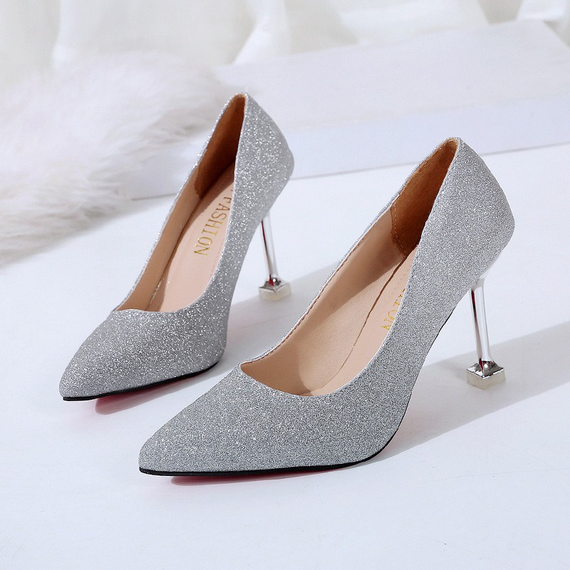 FD Sepatu High Heels Wanita Sepatu Kerja Hak Tinggi Import Sepatu Pesta Perempuan Formal HI-014