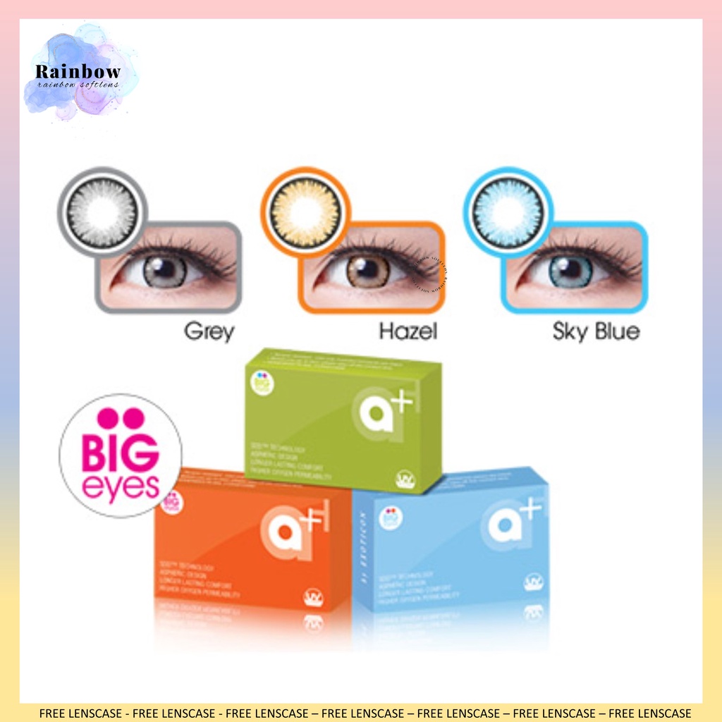 [COD] SOFTLENS A+ NEW NORMAL &amp; MINUS (-0.50 SD -6.00) BIG EYES DIAMETER 14.5MM - EXOTICON