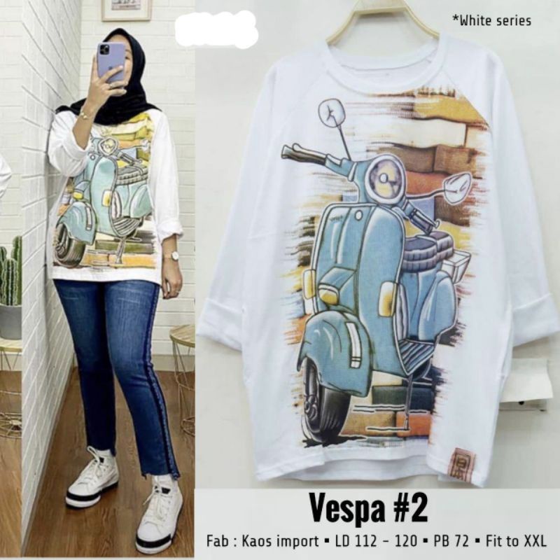 Tunik Kaos Wanita Import