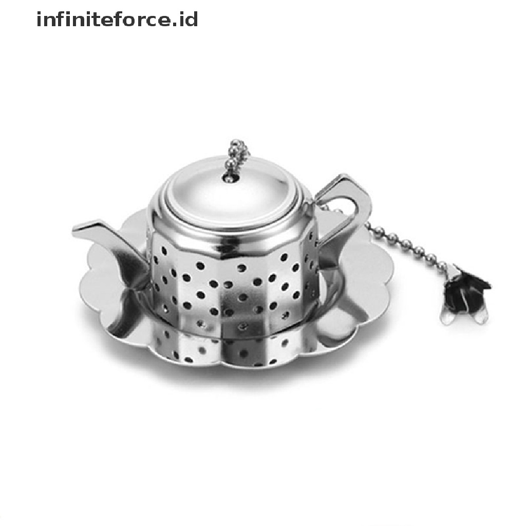 Saringan Infuser Daun Teh Herbal Bahan Stainless Steel