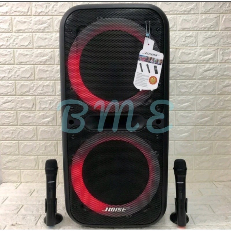 Speaker Portable Wireless Noise 899 S Original 2 X 12 inch Bluetooth