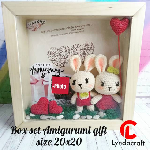 Box amigurumi set bunny souvenir