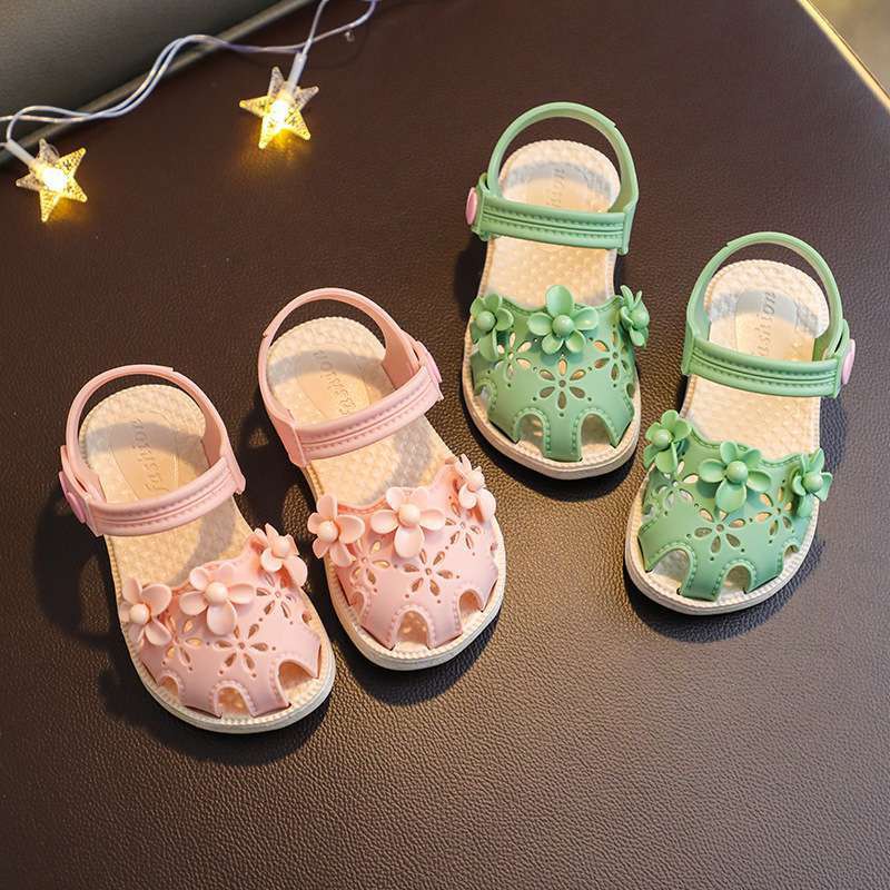 plazababyku THREE SUNFLOWER 668 Sandal Anak Perempuan Bahan Karet Model Lucu 2-6 Tahun