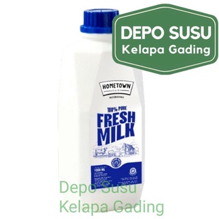 Susu Hometown 2L | Premium Fresh Milk Home Town Susu Sapi Murni Segar 2 liter L