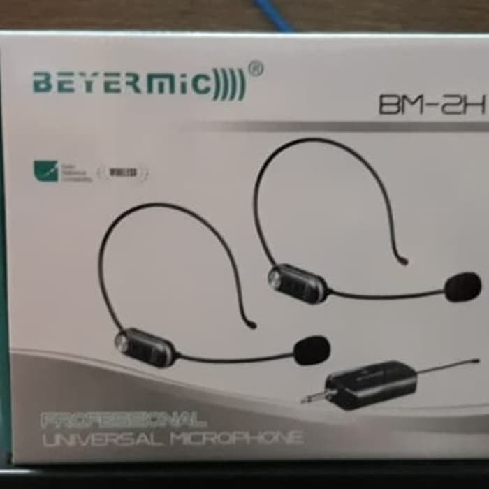 mic wireless beyermic bm 2h headset microphone bando bayermic bm2h