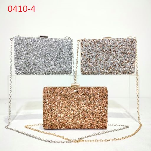 Clutch Pesta Wanita Farnell Import Tas Pesta Kondangan Diamond 0410-4/B2200/26285 Model Terbaru