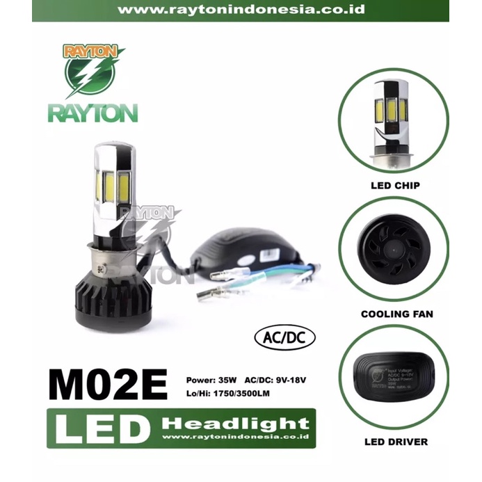 100% ori Lampu Motor LED 6 Mata RTD ORIGINAL LED 6 Titik LED 6 Sisi ORIGINAL RTD RAYTON 100%