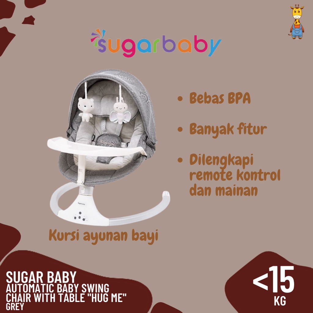 Sugar Baby Automatic Baby Swing Chair With Table &quot;Hug Me&quot;