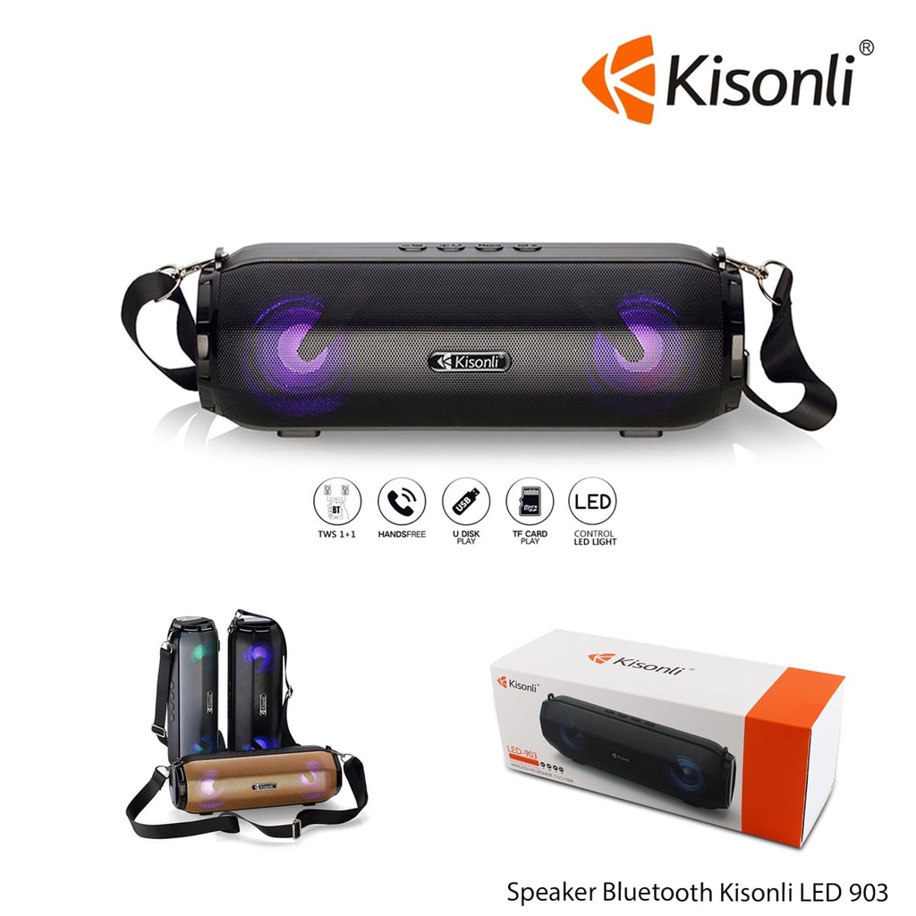 Speaker Bluetooth Kisonli LED 903 / Speaker bluetooth LED903