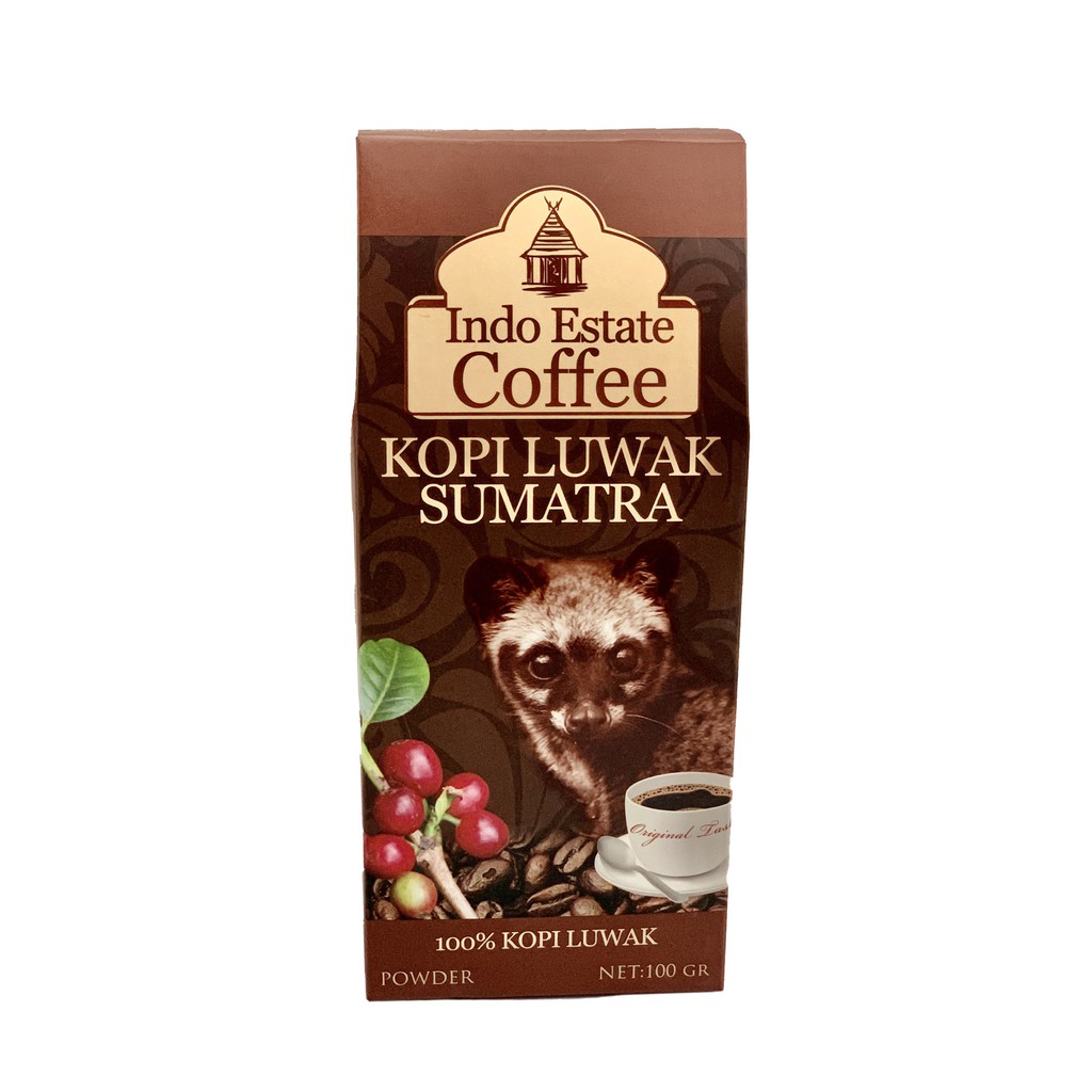 

Indo Estate Coffee Kopi Luwak Sumatra 100gr Powder