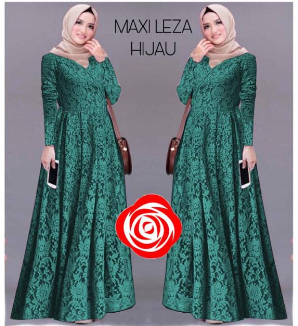 [ Maxi Brukat  Leza Full Tulang. Real pict ]