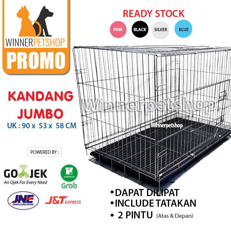 Kandang Anjing / Kandang Kucing - Size Jumbo Baru