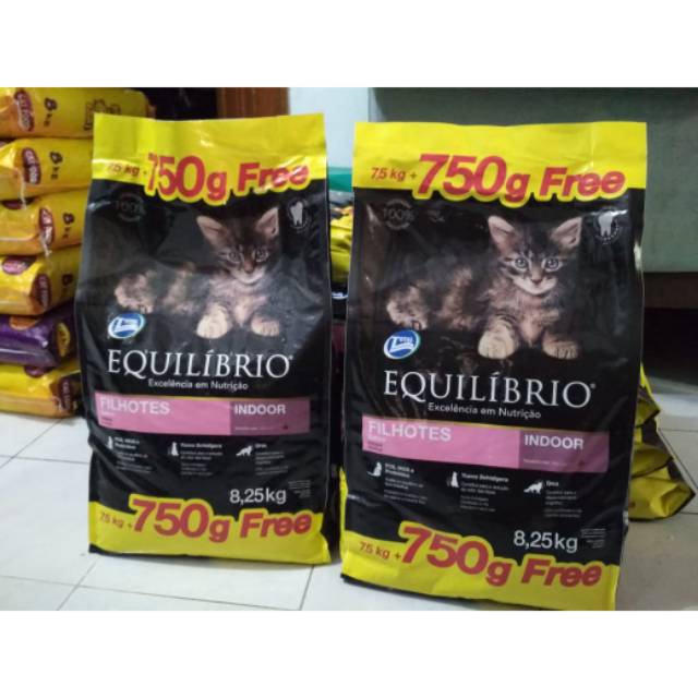 Makanan kucing Equilibrio kitten Equilibrio 7.5kg