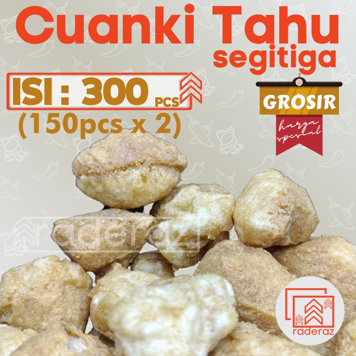 

KHUSUS GROSIRAN - TAHU cuanki isi 300pcs Toping Baso Aci, Seblak khas Garut by RADERAZ (bisa GROSIR bisa COD)