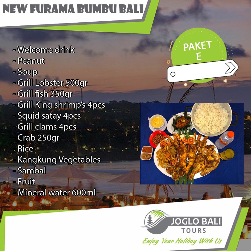 Jual Voucher Dinner Jimbaran New Furama - Paket E | Shopee Indonesia