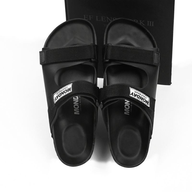 sandal pria | ryu black | Monday