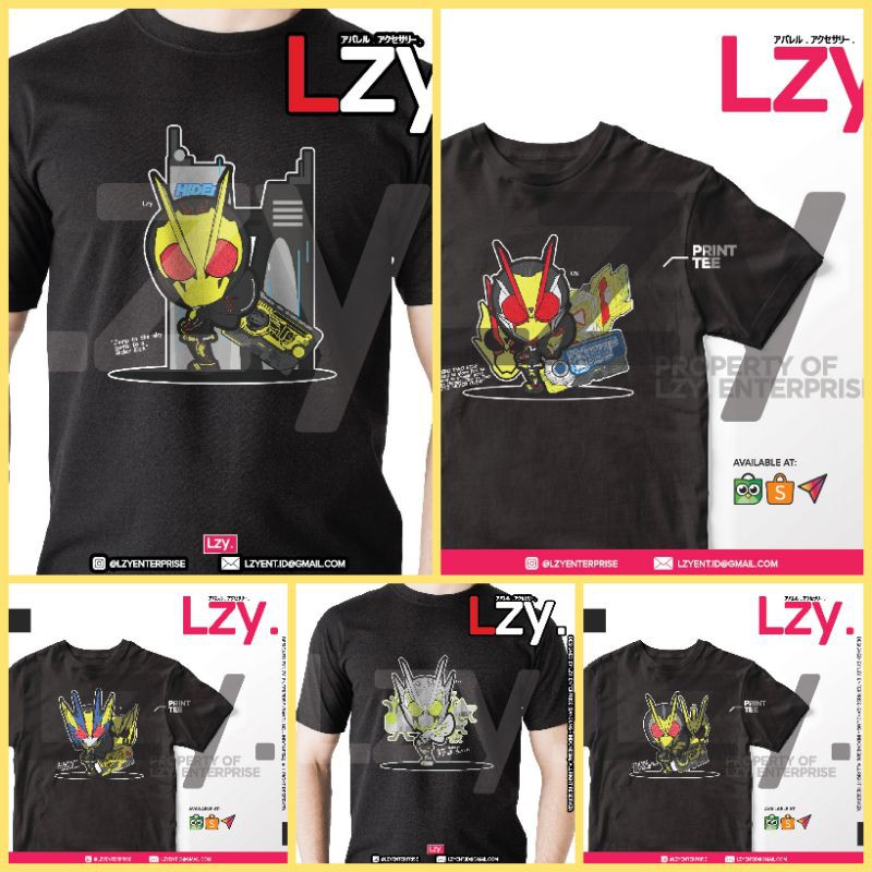 [PRE-ORDER] KAOS KAMEN RIDER ZERO ONE / ZERO TWO Design by LZY