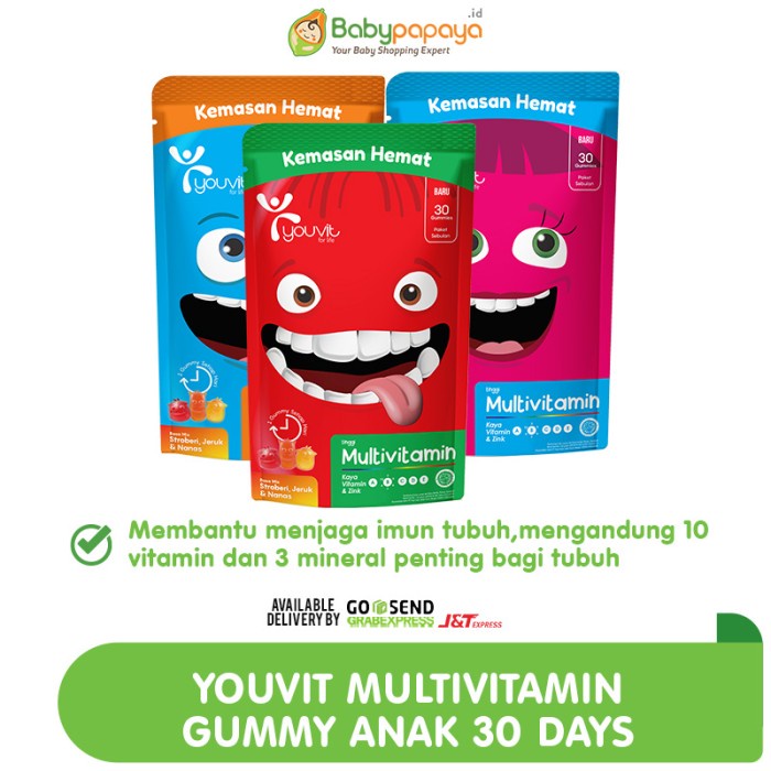 Youvit Anak 30 Day (Youvit Multivitamin anak)