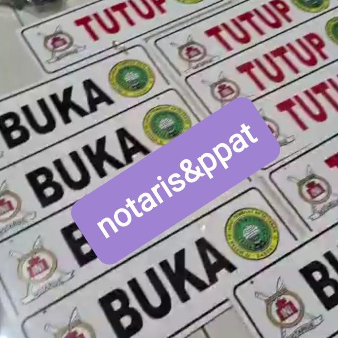 

notaris& PPAT buka tutup pintu