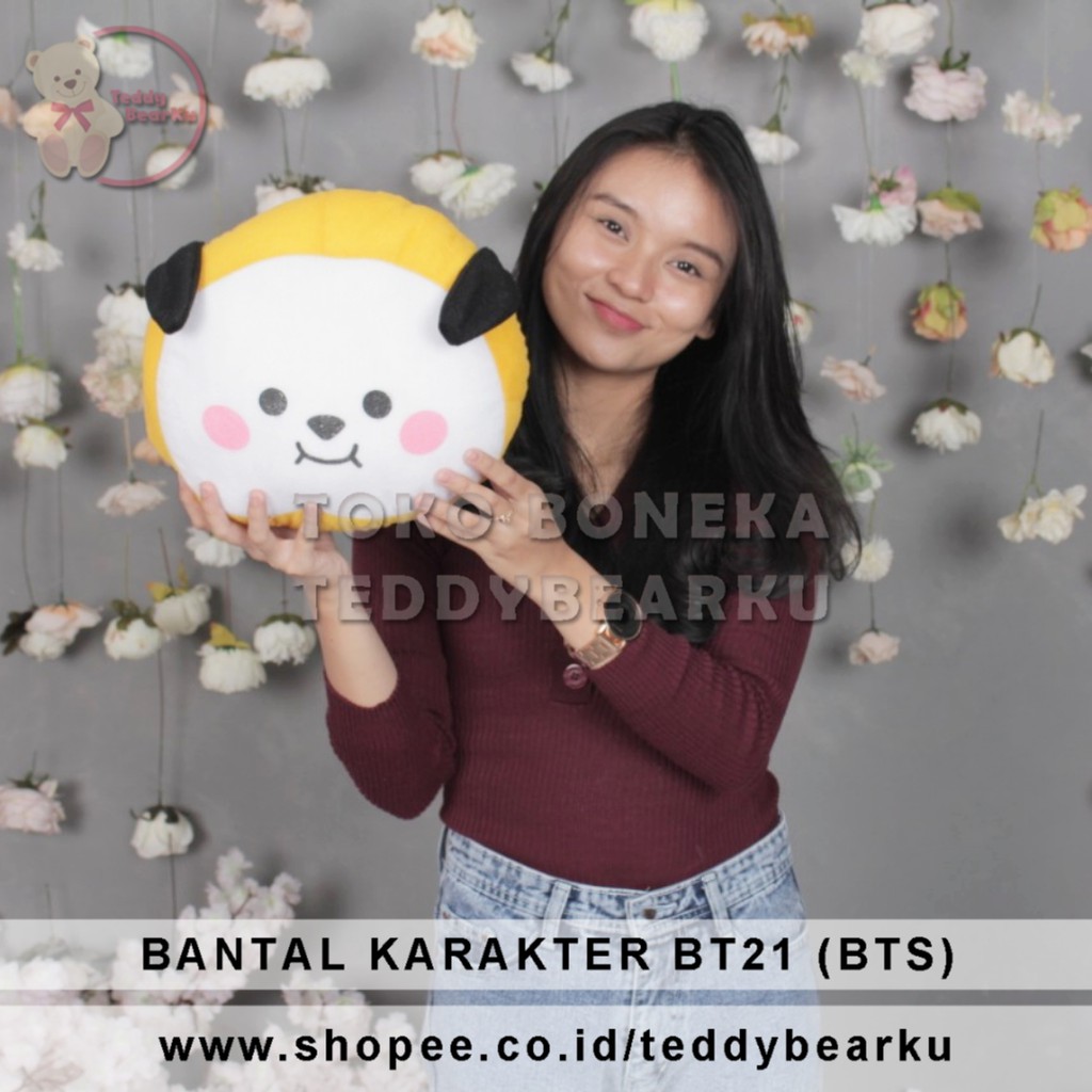 TERMURAH! BANTAL BTS BT21 LARGE PRODUSEN LANGSUNG KOYA RJ SHOOKY MANG CHIMMY TATA COOKY VAN