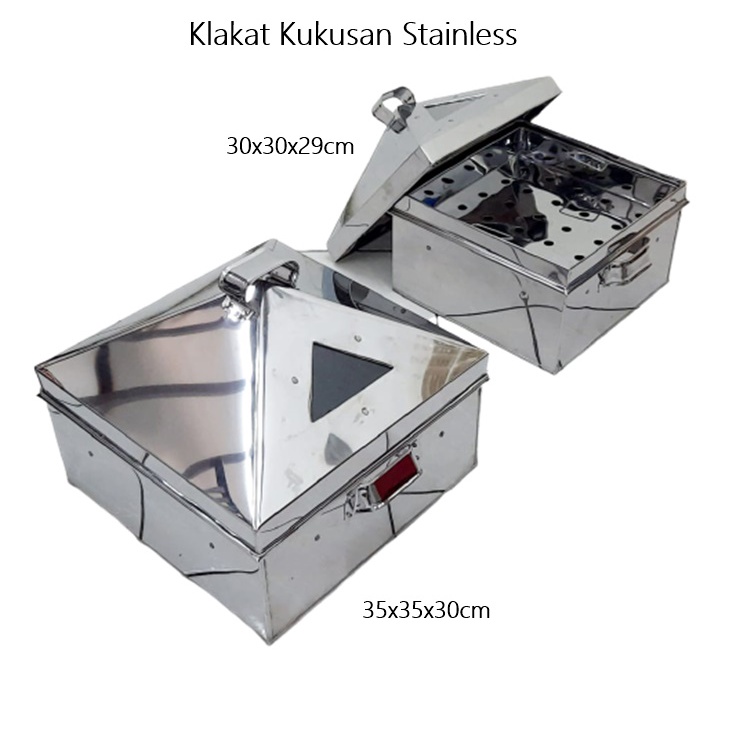 Klakat Kukusan Stainless 30x30cm