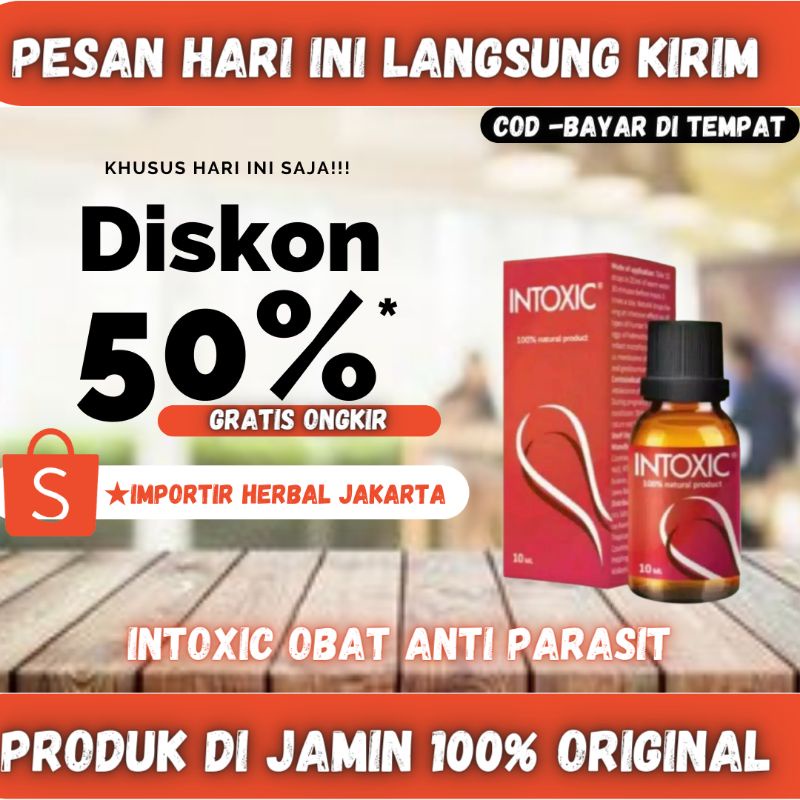 intoxic Original Obat Pembersih Parasit Asli Terbaik Topcer