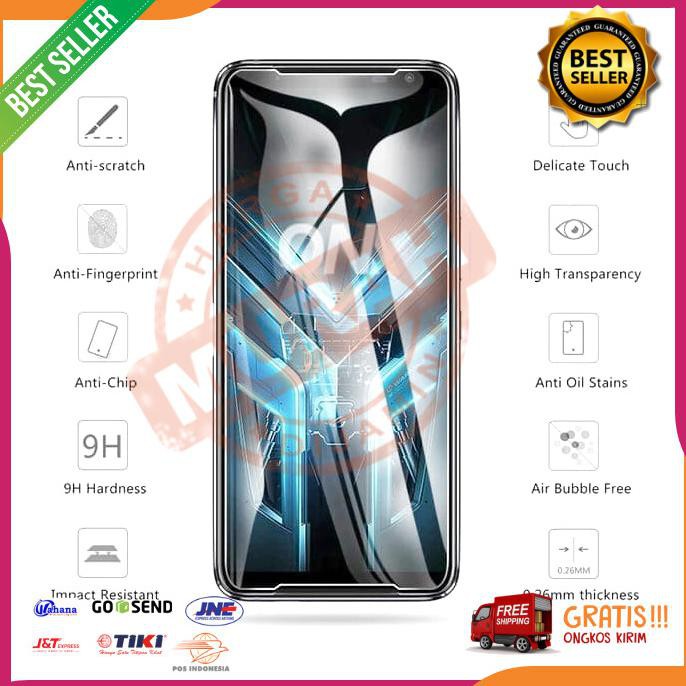 Acc Hp Asus Rog Phone 5 Tempered Glass Clear Anti Gores Kaca