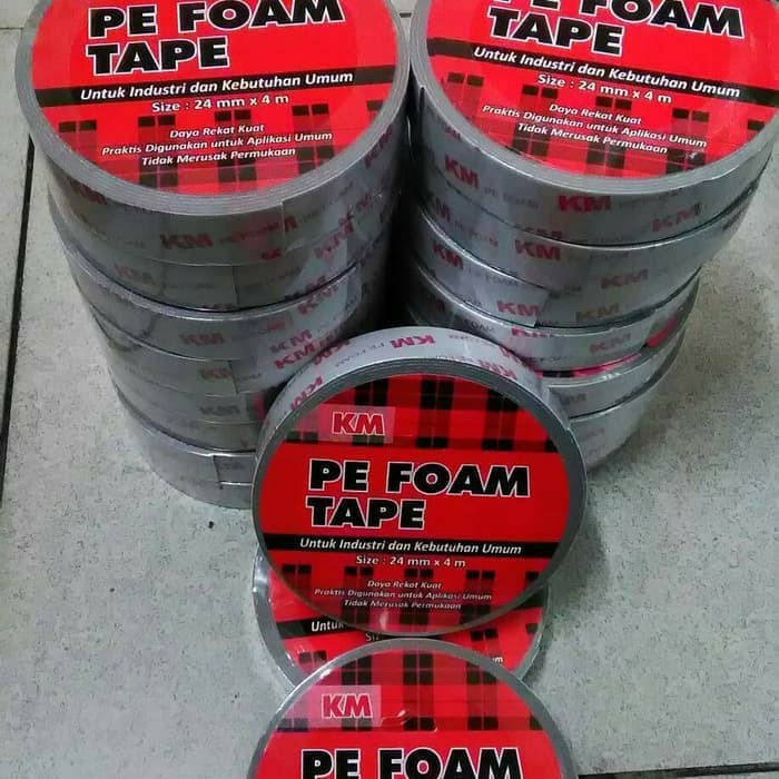 

KM Isolasi Double Tape 24MM X 4M / Pom Tape KM