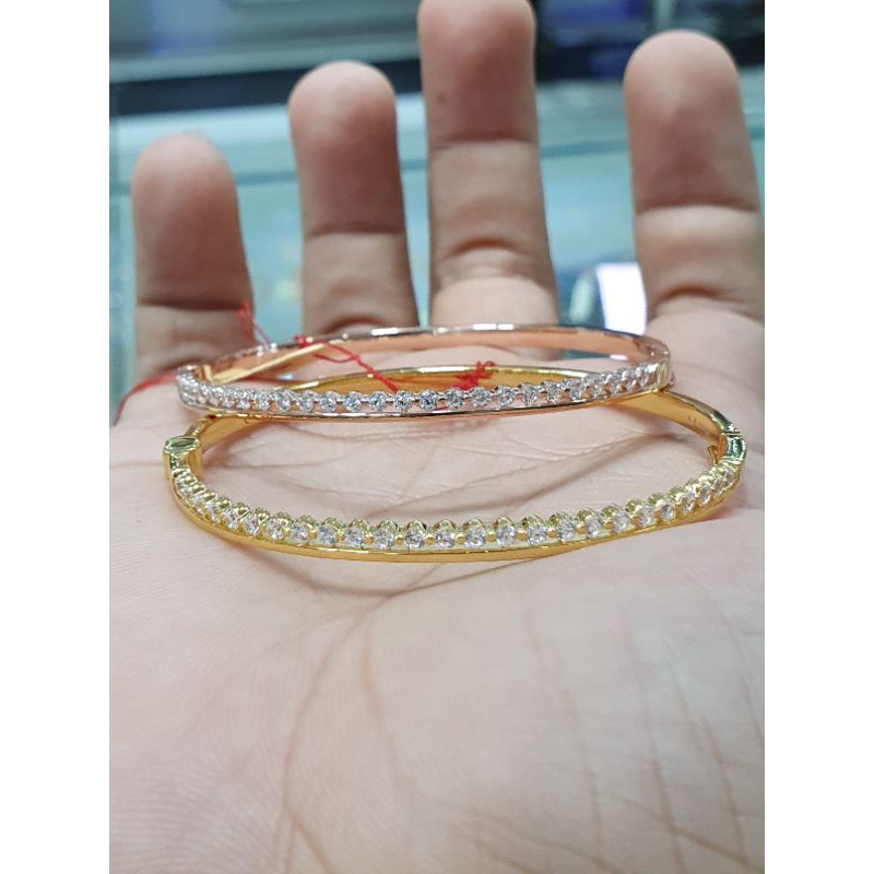 gelang bangle emas listring simple buat harihari
