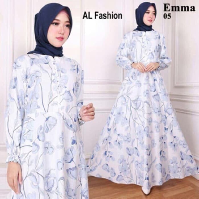 Nyaman Di Pakai Buat Lebaran Maxi Emma 5 Baju Muslim Wanita Gamis Model Kekinian Terbaru Shopee Indonesia