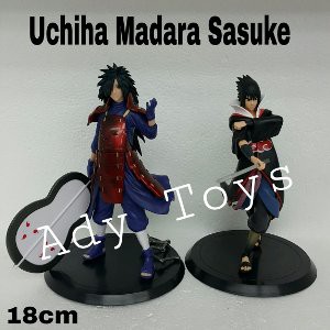 Jual  pcs Set Naruto Uchiha Madara Sasuke Action Figure Naruto Figure 18cm  Limited