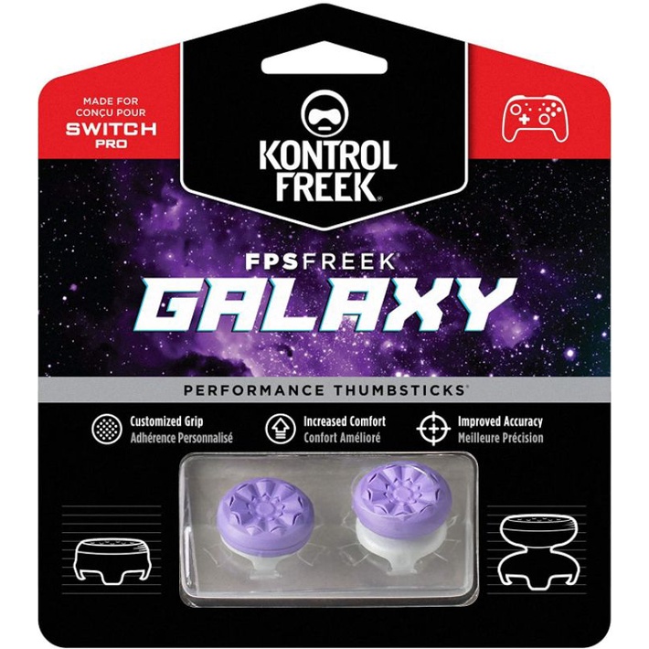 KontrolFreek FPS Freek Galaxy untuk Nintendo Switch Pro Controller (2807-NP) Ungu