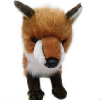 Dijual Boneka Hewan Rubah Merah Standing Red Fox Stuffed Plush