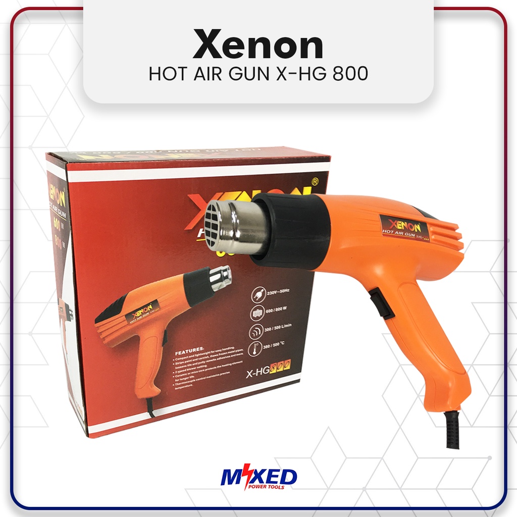 Jual Xenon Hg Mesin Heat Gun Hot Gun Hot Air Gun Alat Pemanas Stiker Shopee Indonesia